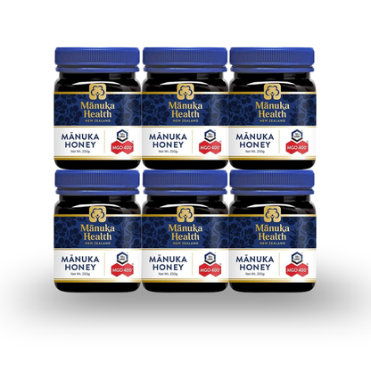 Manuka-Honig MGO 400+ (UMF 13+) 250g - 6er-Pack