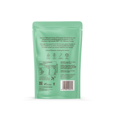 Manuka-Honig und Propolis Halsbonbons - 15er-Packung